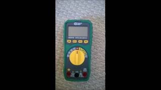 Contactless Voltage Detection  MS8301B Multimeter [upl. by Annair601]