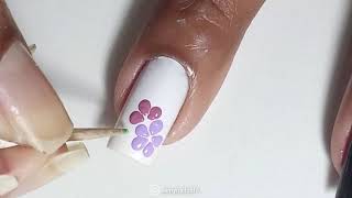 5 Unhas decoradas SIMPLES e muito fáceis com palito de dente [upl. by Nappie]