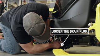 How to Change Chaincase Oil on a SkiDoo Snowmobile [upl. by Won]