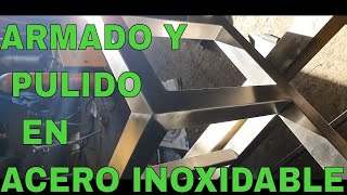 🛠COMO ARMAR Y PULIR UN TRABAJO EN ACERO INOXIDABLE🔥 [upl. by Emoreg]