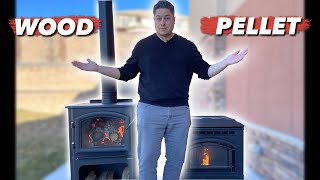 Wood Stove vs Pellet Stove Which one is better for heating [upl. by Yelsha]