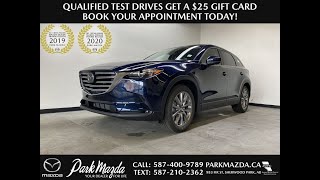 DEEP CRYSTAL BLUE MICA42M 20215 Mazda CX9 GSL AWD Review  Park Mazda [upl. by Oliy]