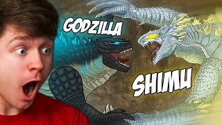 Reacting to GODZILLA vs TITANUS SHIMU Godzilla x Kong [upl. by Lateehs]