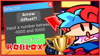 ARROW OFFSET can MAKE YOU BETTER Roblox Funky Friday [upl. by Laud]