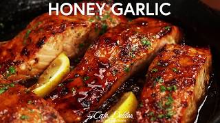 Browned Butter Honey Garlic Salmon [upl. by Aeneg]