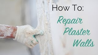 How To Repair Plaster Walls [upl. by Valencia]