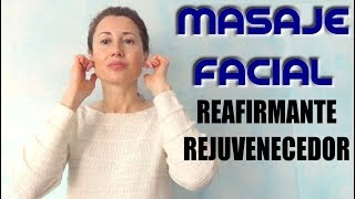 Masaje Facial ANTIARRUGAS Y ANTIFLACIDEZ  Masaje rejuvenecedor 5 minutos [upl. by Nonnair]