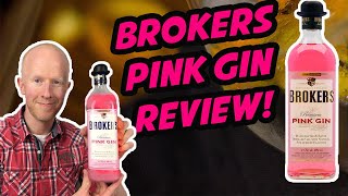 Brokers Pink Gin Review [upl. by Nueovas]