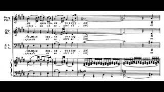 Soave sia il vento Così fan tutte  WA Mozart Score Animation [upl. by Ilocin]