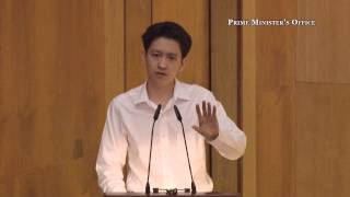 Mr Li Shengwus eulogy for the late Mr Lee Kuan Yew [upl. by Ttsepmet]