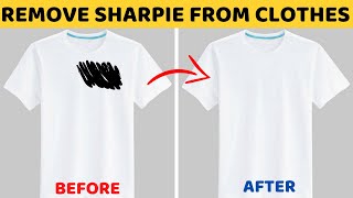 Easy way to remove Permanent Marker Stains from Clothes without Rubbing Alcohol [upl. by Thorman]