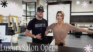 Luxury Modern Beauty Salon Tour  Best hair salon in the world [upl. by Adnohs]