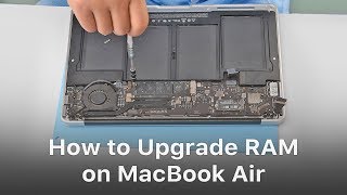 How To Upgrade RAM On MacBook Air [upl. by Adnaerb]