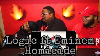 Logic  Homicide feat Eminem Official Audio REACTION 🔥 [upl. by Aliab]