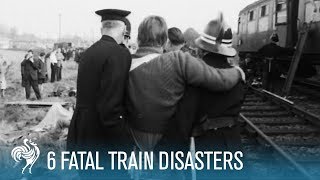 6 Fatal Train Disasters  British Pathé [upl. by Cone]