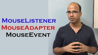 How to use MouseListener MouseAdapter and MouseEvent in Java Swing [upl. by Caitrin]