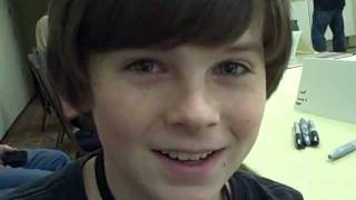 Chandler Riggs interview [upl. by Fenn380]