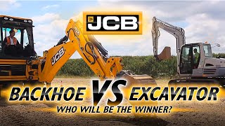 Backhoe vs Excavator [upl. by Schreiber]