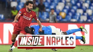 Inside Naples Napoli vs Liverpool  Exclusive footage from the Stadio San Paolo [upl. by Ichabod]