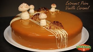 ❅ Recette dEntremets Poire Vanille Caramel ❅ [upl. by Lila]