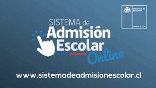 Tutorial para Apoderados Sistema de Admisión Escolar [upl. by Dao]