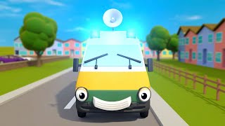 Ambulance Ice Cream Truck amp Garbage Truck Videos  Geckos Garage  Nursery Rhymes amp Kids Songs [upl. by Sheree]