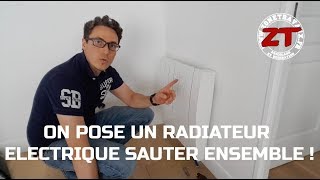 ZT  Pose dun radiateur électrique SAUTER [upl. by Anton]