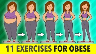 11 Exercises For Obese Beginners At Home [upl. by Ursala]