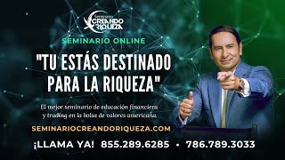 EN VIVO  Seminario Creando Riqueza 4 y 5 de junio de 2022 [upl. by Ekaj94]