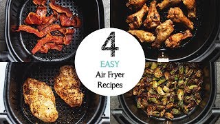 4 EASY Air Fryer Recipes for beginners [upl. by Niwroc]