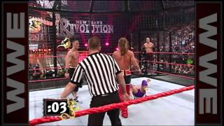 Elimination Chamber Match New Years Revolution 2006 [upl. by Anawit]