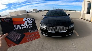 Lincoln MKZ  Air Filter Change [upl. by Kusin]