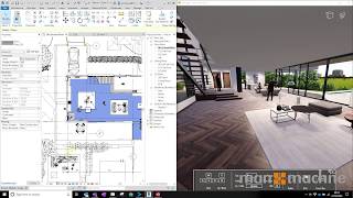 Revit and Enscape Walkthrough [upl. by Nathan]