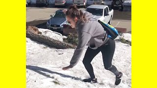 Funny Fails ON ICE  Winter Snow Fails Video Compilation [upl. by Tireb]