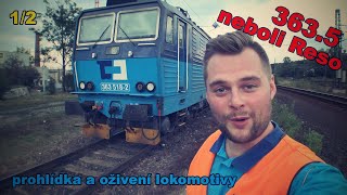 Andy  RESO 12 3635► Prohlídka a příprava lokomotivy do provozu [upl. by Rosana810]