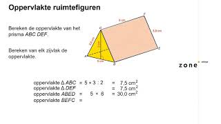 3 VMBO KGT 73 Oppervlakte ruimtefiguren [upl. by Aitselec]