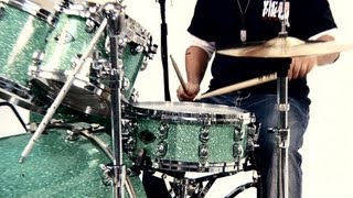 How to Play Basic Rock Drum Beats  Drumming [upl. by Adnoma]