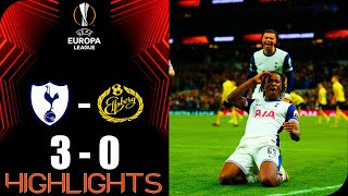 Tottenham vs Elfsborg 30 Extended Highlights  UEFA Europa League 202425 [upl. by Martina]