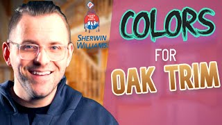 Sherwin Williams Paint Colors To Use With Honey Oak Trim [upl. by Jerrol775]