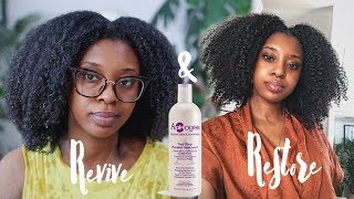 Aphogee 2 Step Protein Treatment on low porosity natural hair First Impression [upl. by Ahsinom]