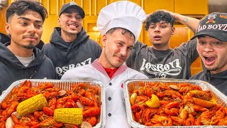 MAKING THE BEST CRAWFISH BOIL FT LOS BOYZ [upl. by Carilyn]