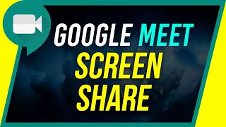 How to Share Screen in Google Meet [upl. by Entroc]