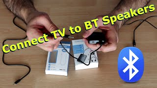 Connect non Bluetooth TV to Bluetooth speakers or headphones [upl. by Mccartan]