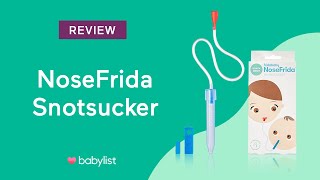 NoseFrida Nasal Aspirator  Babylist [upl. by Olgnaed]