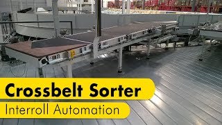 Interroll Crossbelt Sorter [upl. by Nonna165]