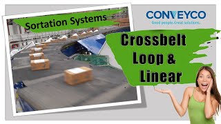 Crossbelt Sorter Loop amp Linear Sortation  Conveyco [upl. by Helsa122]