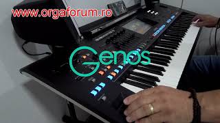 Demo Yamaha Genos  Ritmuri si tonuri super frumoase de vis [upl. by Annahael]