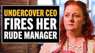 Undercover CEO Catches A Rude Manager [upl. by Perrine]