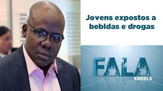 Fala Angola  Jovens se entregam às drogas e às bebidas em festas noturnas [upl. by Archer]