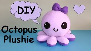 DIY Octopus Plushie  with Free Templates [upl. by Asalocin613]